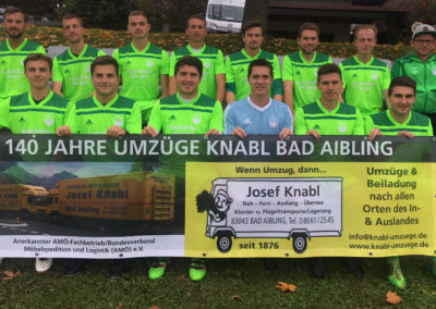 Umzuege Knabl unterstützt das Grüne Fussball-Ballett vom TSV Hohenthann - Beyharting
